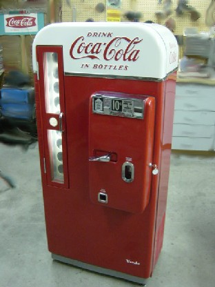 Coca Cola Vendo 81D we restored for our client