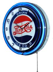 Pepsi Cola 18" Neon Clock