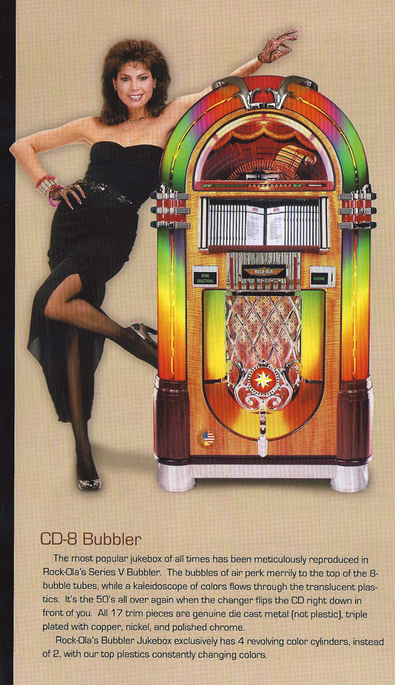 ROCK-OLA CD-8 Bubbler Jukebox
