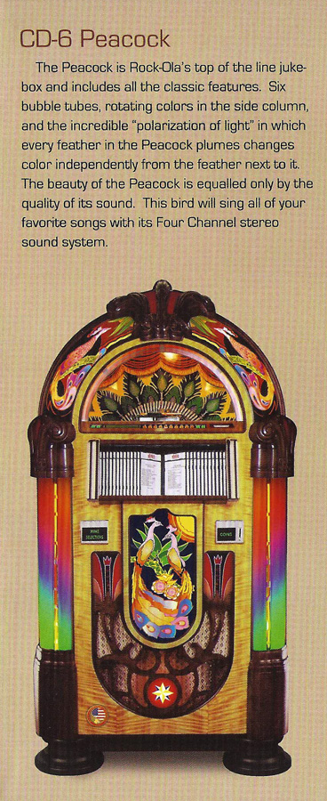 ROCK-OLA CD-6 Peacock Jukebox